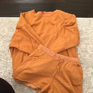 Free people short sweater set